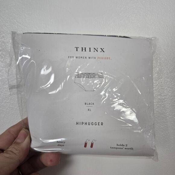 Thinx Other - Thinx NWT underwear, black hip hugger XL